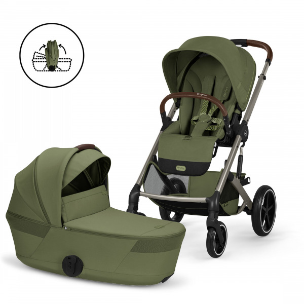 CYBEX Gold Balios S LUX - 2in1 FCC Moss Green 2026